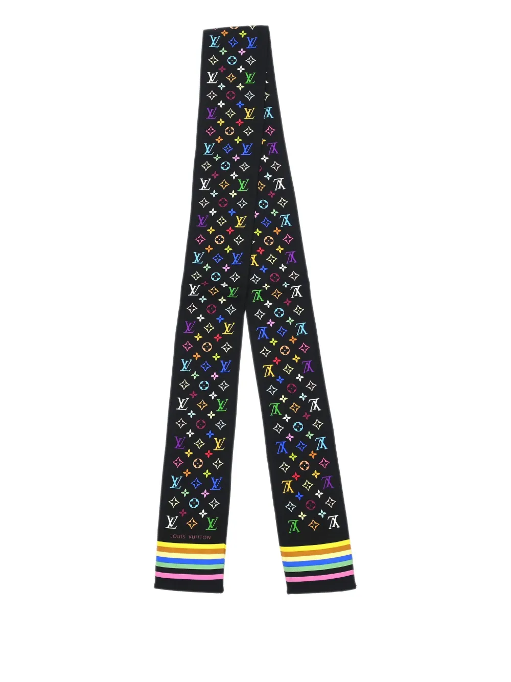1990-2000s multicolor bandeau scarf