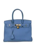 Hermès Pre-Owned 2018 Birkin 30 togo-leather handbag - Blue