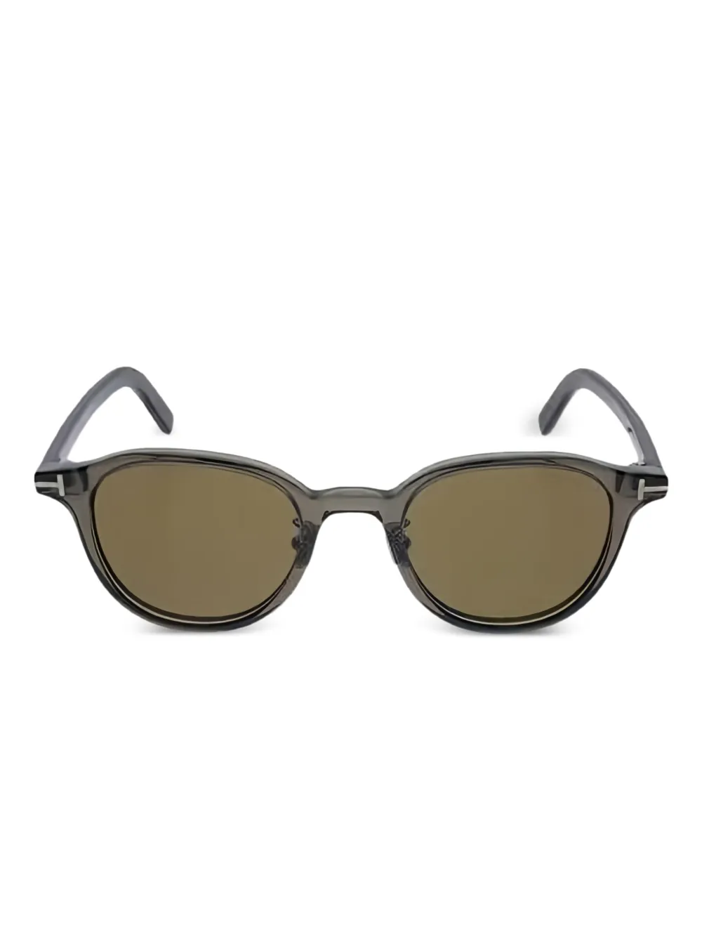 TOM FORD Eyewear round-frame full-rim sunglasses Grijs