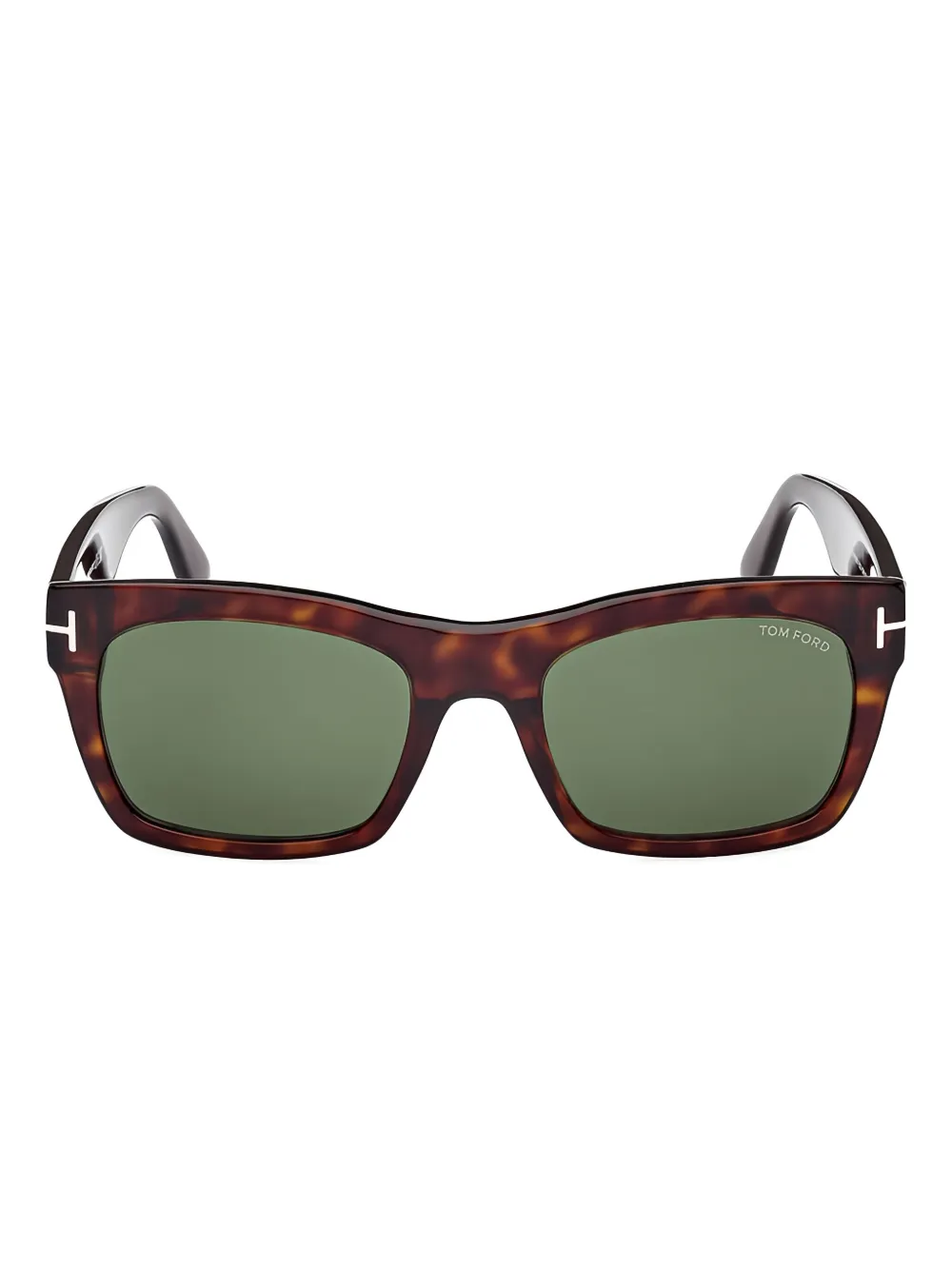 Tom Ford Juan 56mm Rectangular Sunglasses In Brown