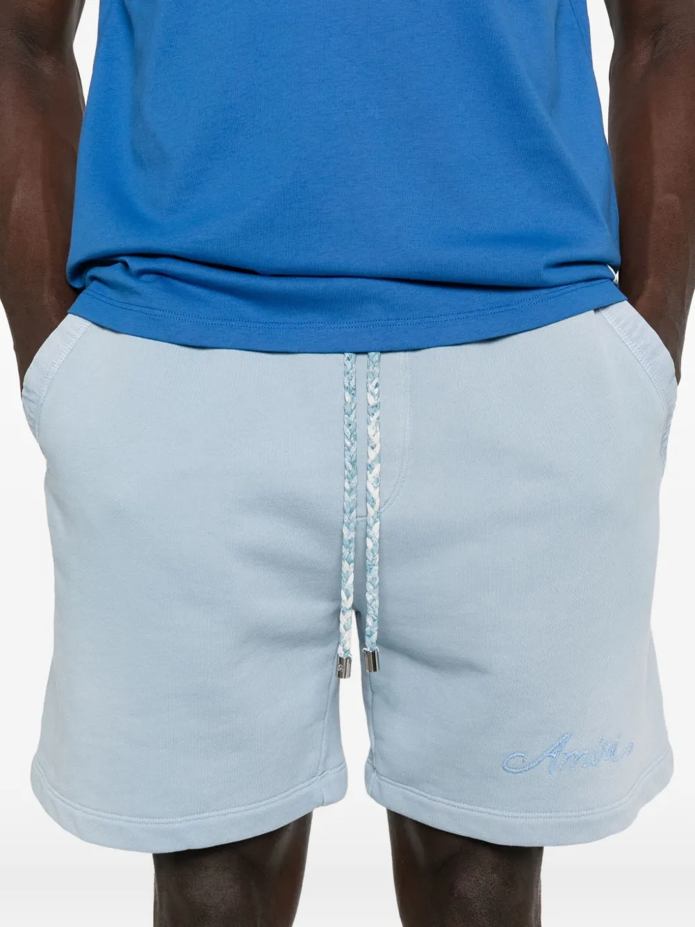 AMIRI Shorts met trekkoord en zak 856 ASHLEY BLUE