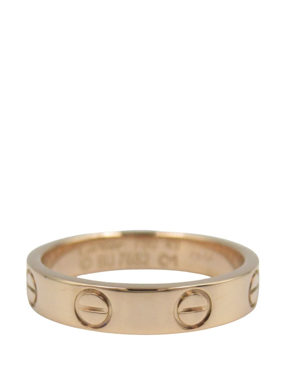 Cartier 2000-2015 18K Rose Gold Small Love ring - ピンク Cartier 2000-2015 18K Rose Gold Small Love ring - ピンク