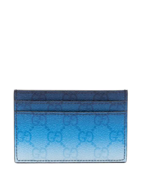 Gucci ombré-finish GG cardholder
