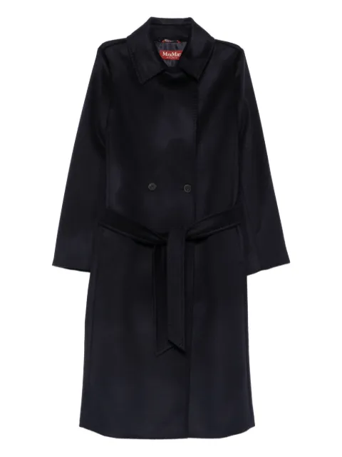 Max Mara abrigo con doble botonadura y cinturón