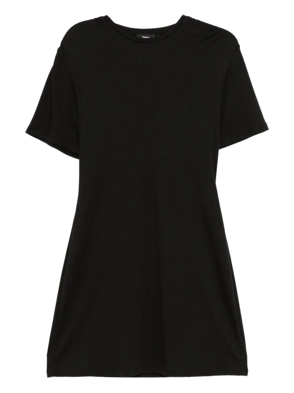Theory A-line short-sleeved dress | Black | Image 1