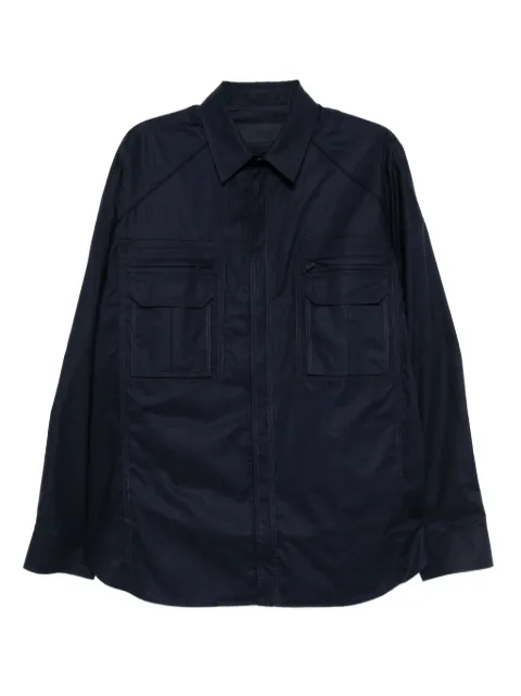 Juun.J military zip-up shirt