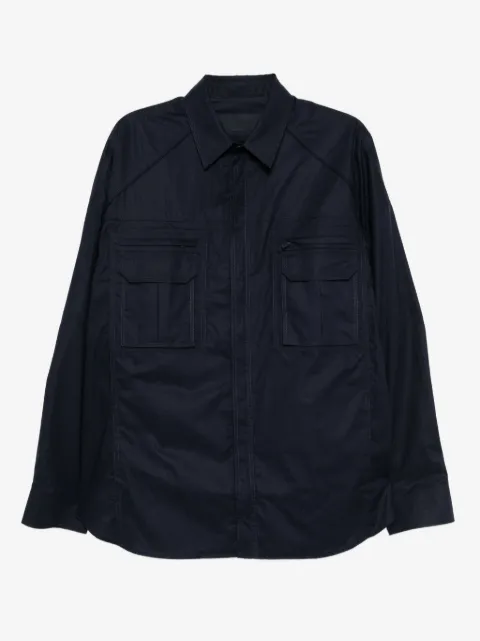 Juun.J military zip-up shirt