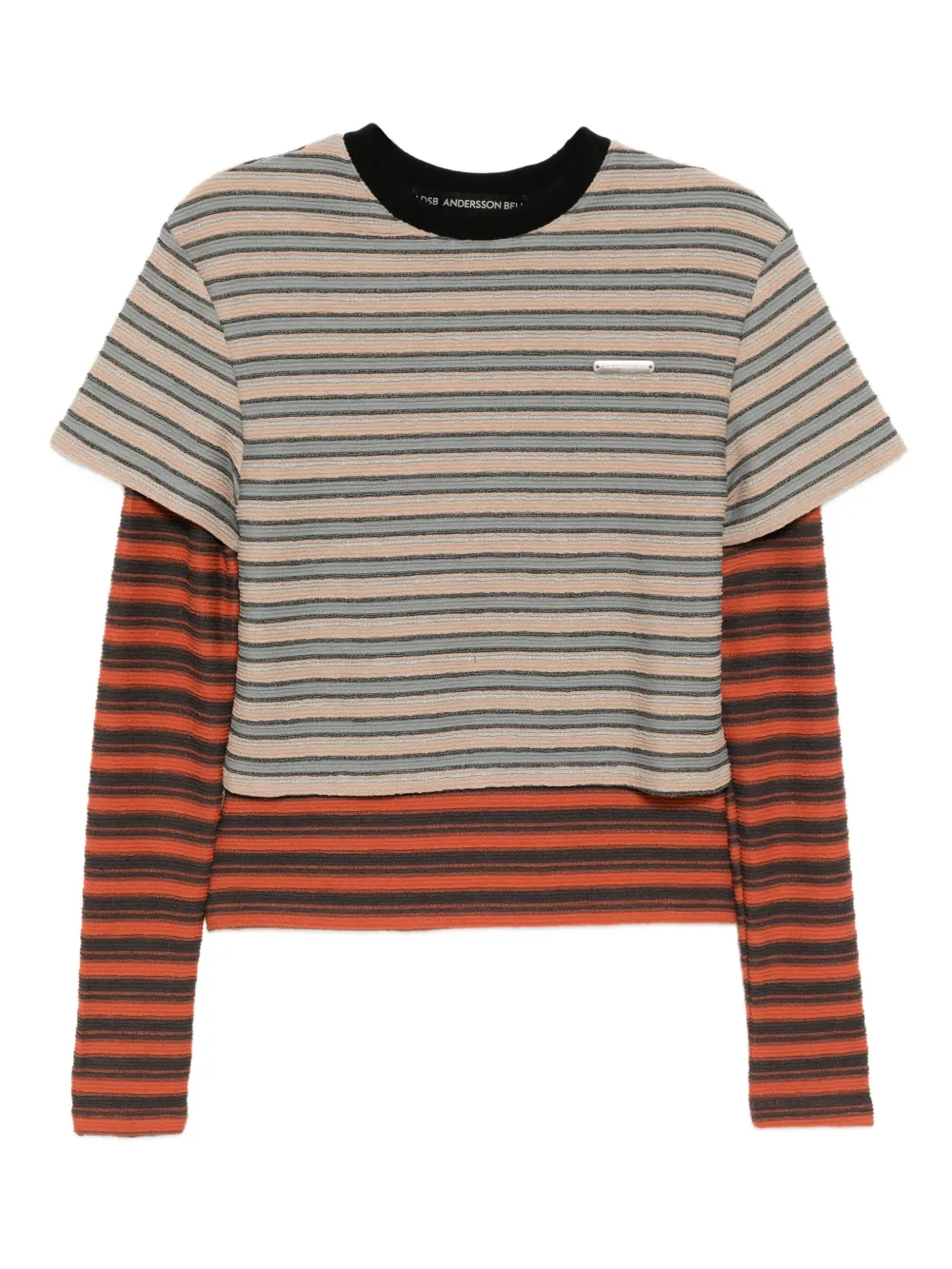 Andersson Bell multi stripe T-shirts | Neutrals | Image 1