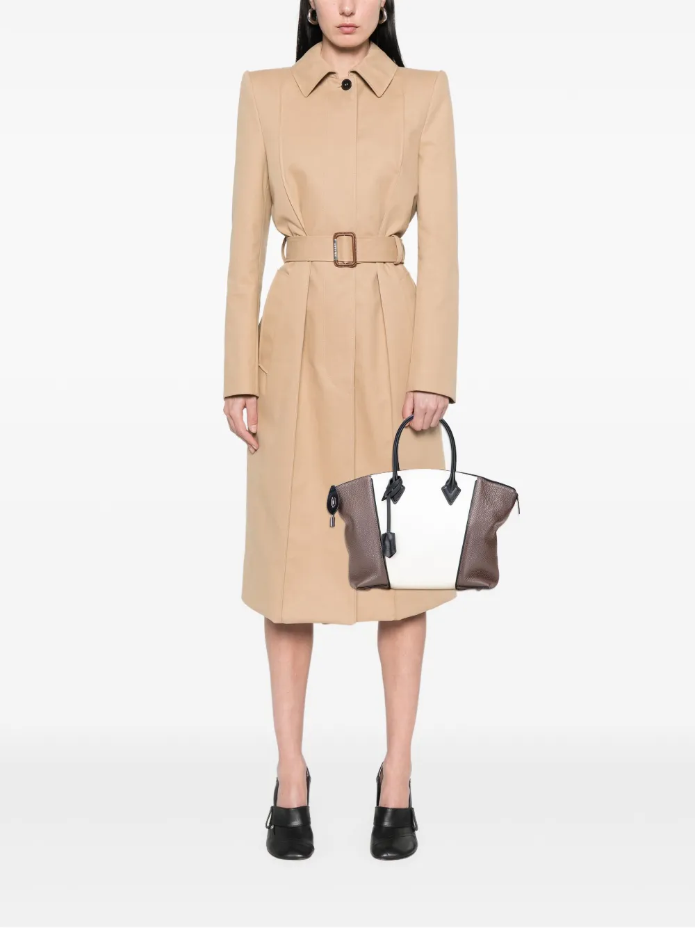 Louis Vuitton Pre-Owned 2016 Bicolor Taurillon Cuir Soft Lockit PM satchel | Pre-Owned | Image 2