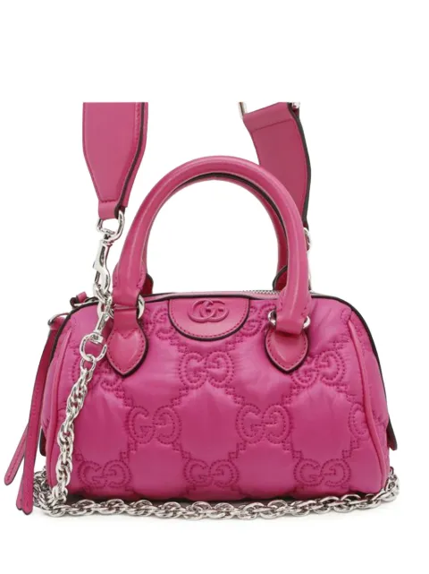Gucci Pre-Owned 2016-2025 Mini GG Matelasse Nylon Marmont satchel
