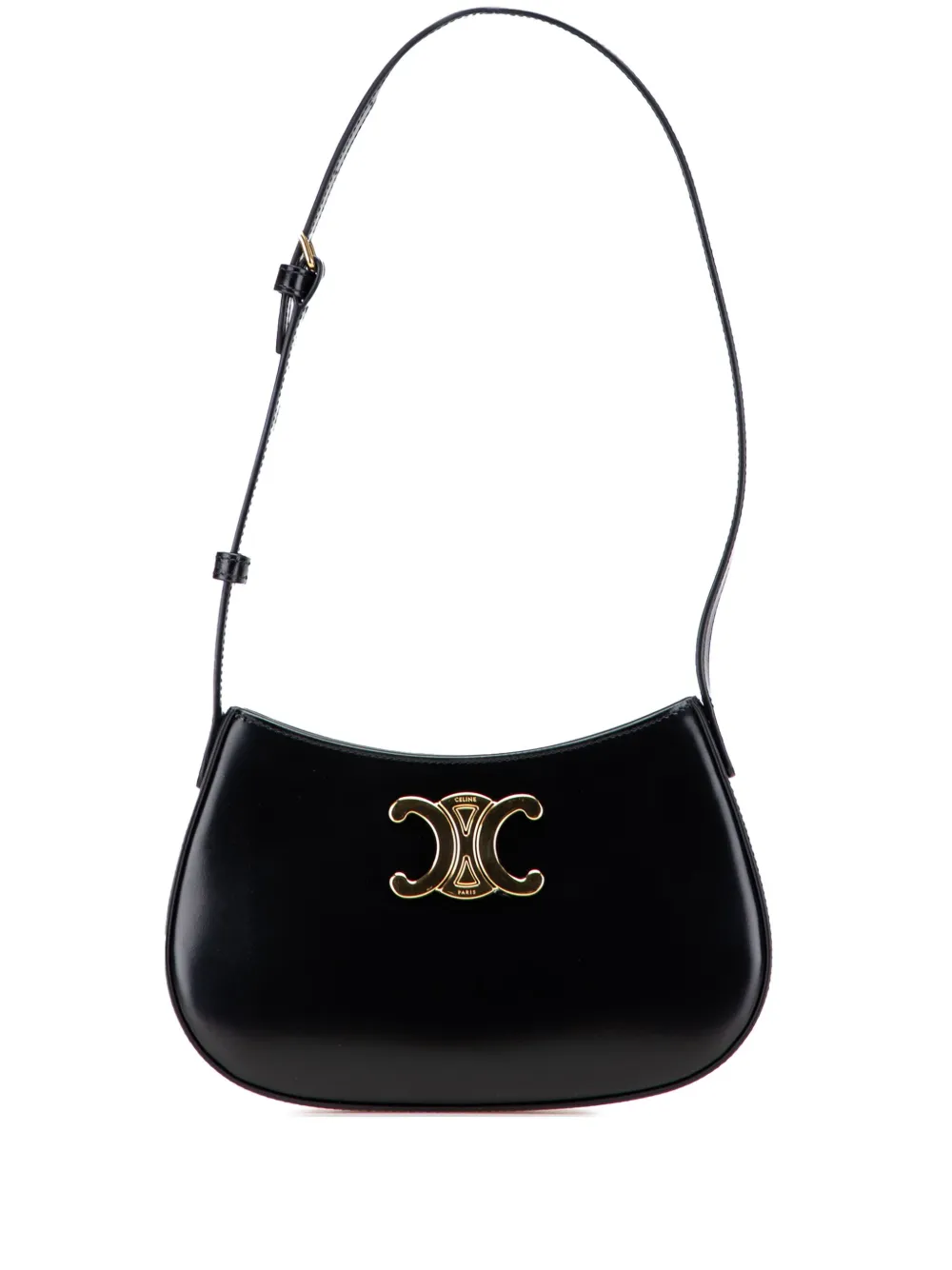 Céline Pre-Owned 2024 Medium Shiny Calfskin Tilly shoulder bag - ブラック Céline Pre-Owned 2024 Medium Shiny Calfskin Tilly shoulder bag - ブラック