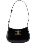 Céline Pre-Owned 2024 Medium Shiny Calfskin Tilly shoulder bag - Black