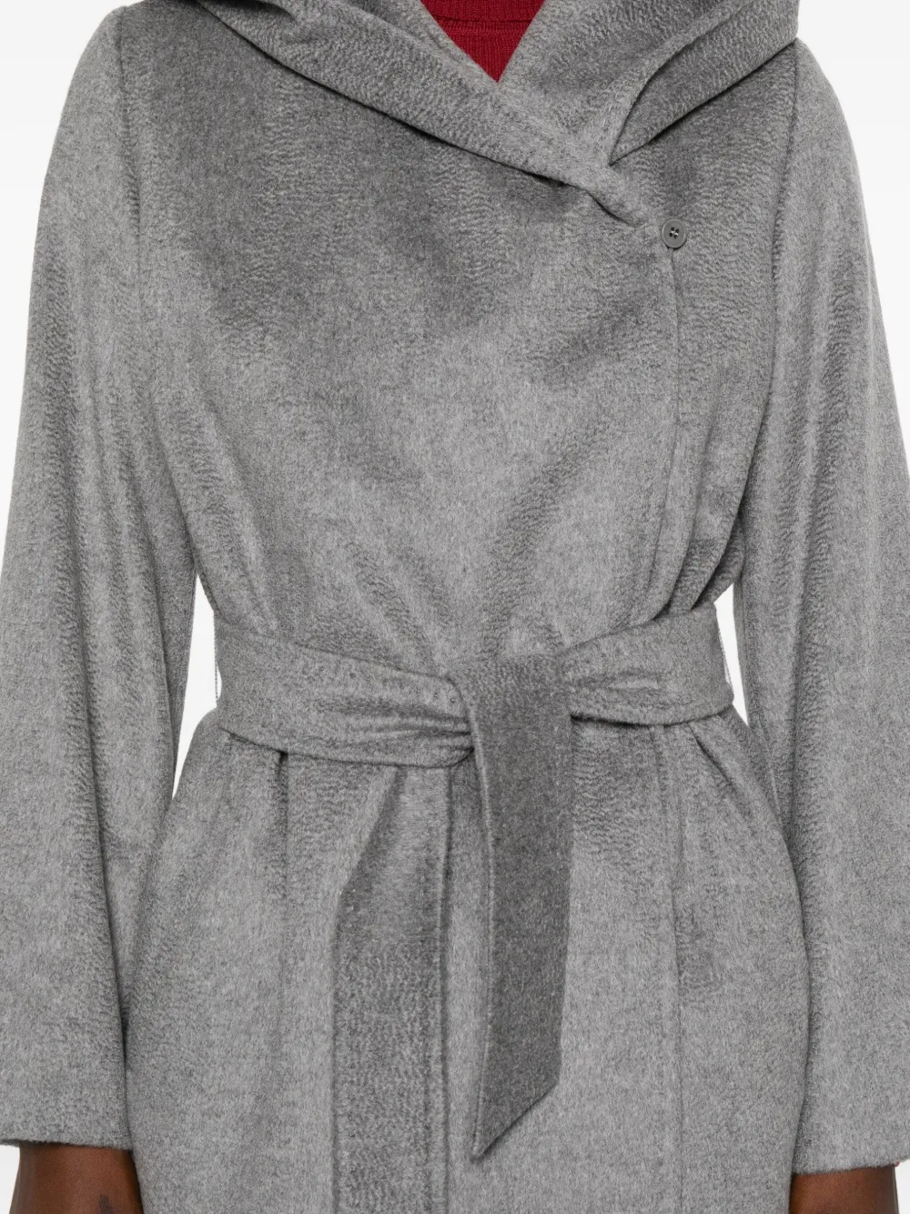 Max Mara Jas met ceintuur Grijs