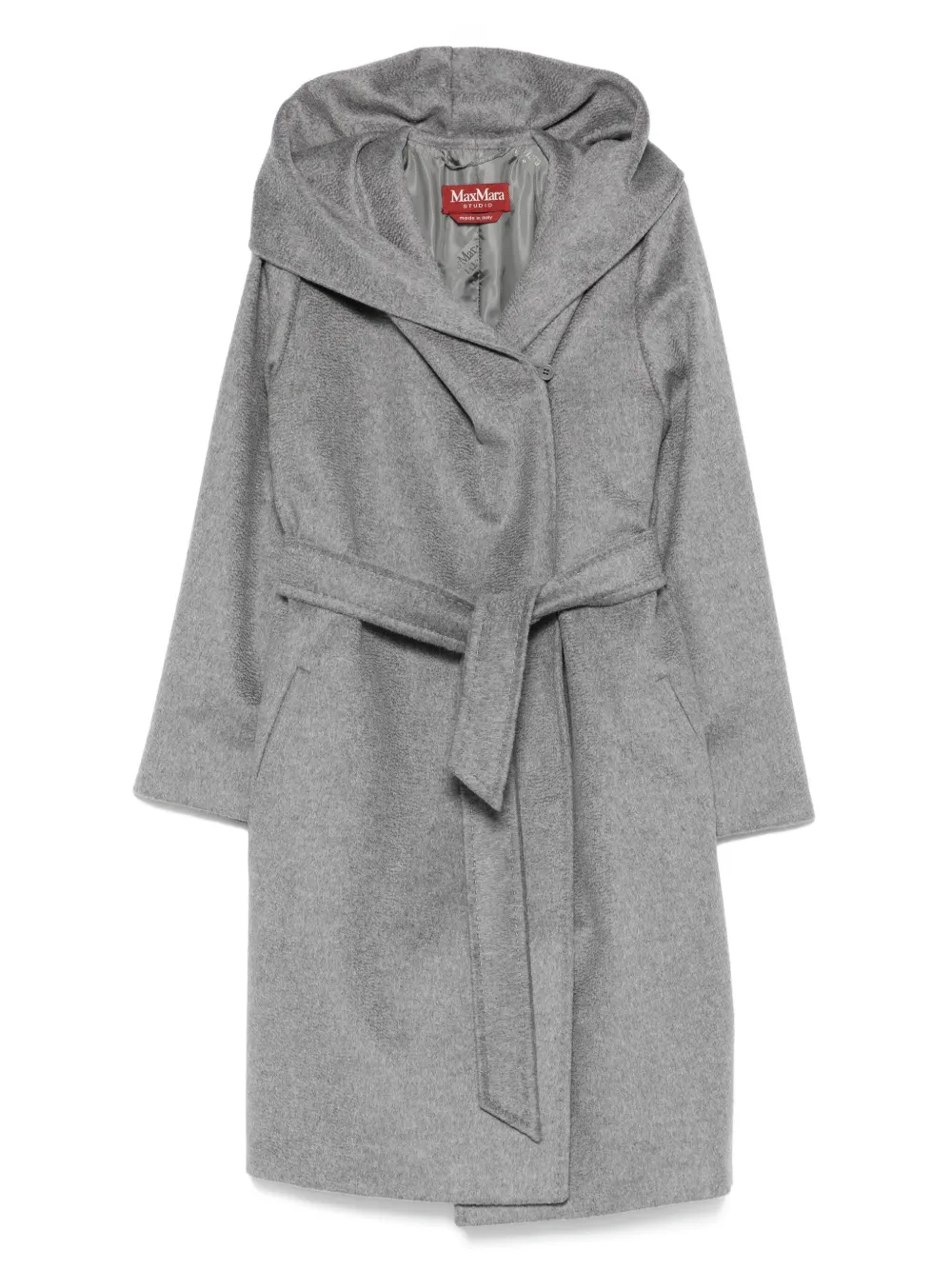 Max Mara Jas met ceintuur Grijs