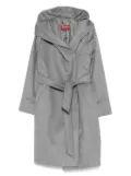 Max Mara hooded belted coat - Grey