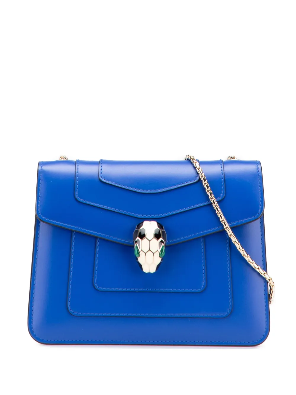 Bvlgari Pre-Owned 2021-2025 Small Leather Square Serpenti Forever Bvlgari Pre-Owned 2021-2025 Small Leather Square Serpenti Forever