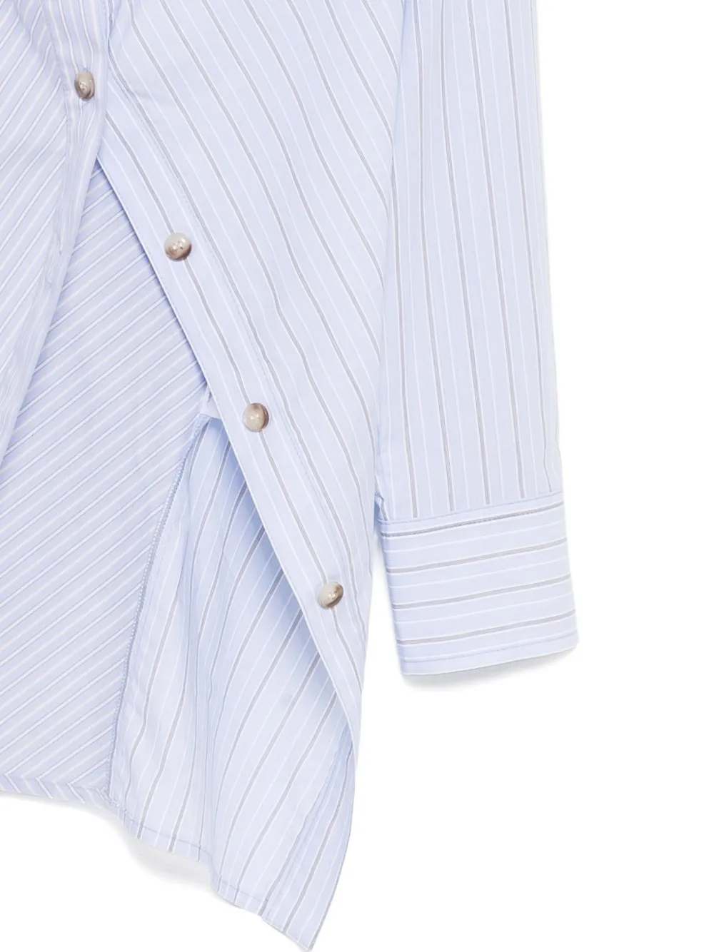 Andersson Bell Twist Stripe Shirts In Blue