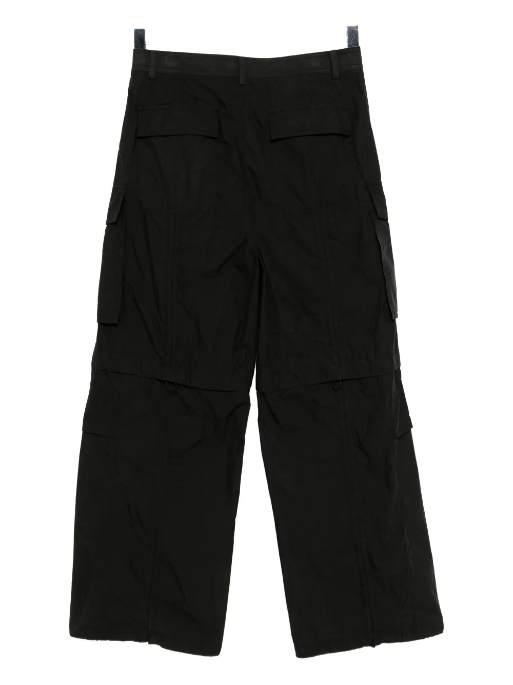 Juun.J wide-leg cargo pants - Zwart