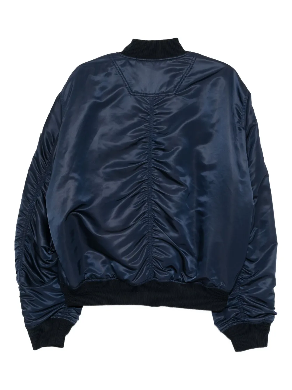 Juunj Two-way Zip-up Ma-1 Jacket In Blue