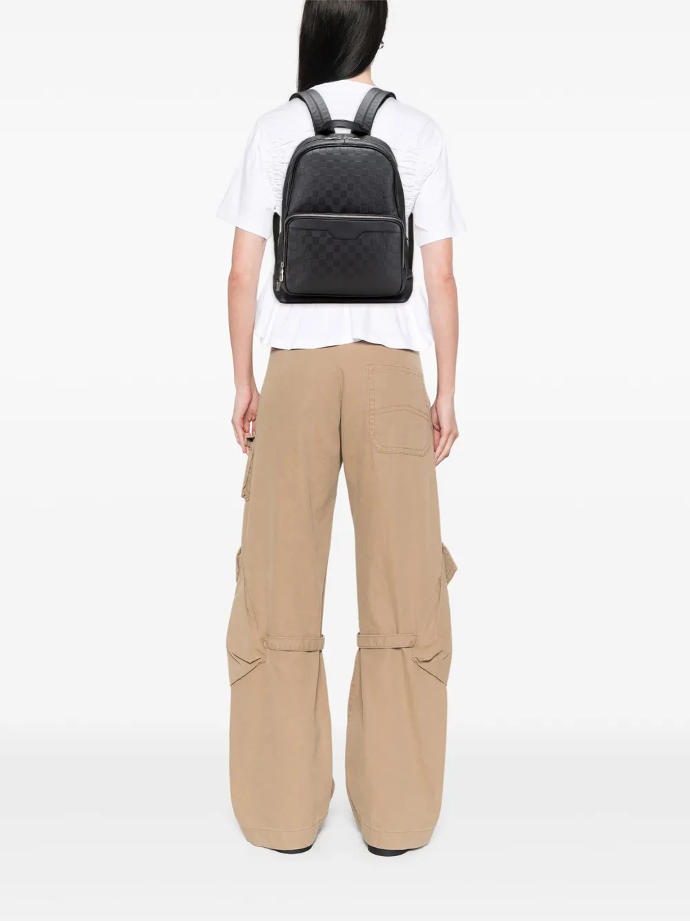 Louis Vuitton Pre-Owned 2019 Damier Infini Campus backpack | Pre-Owned | Image 2
