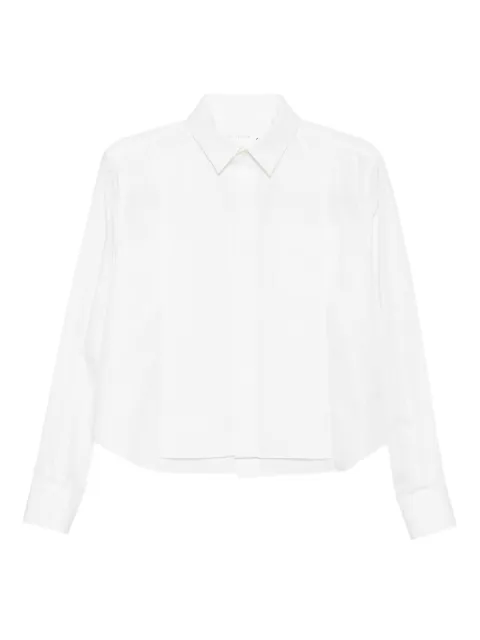 sacai cropped shirt