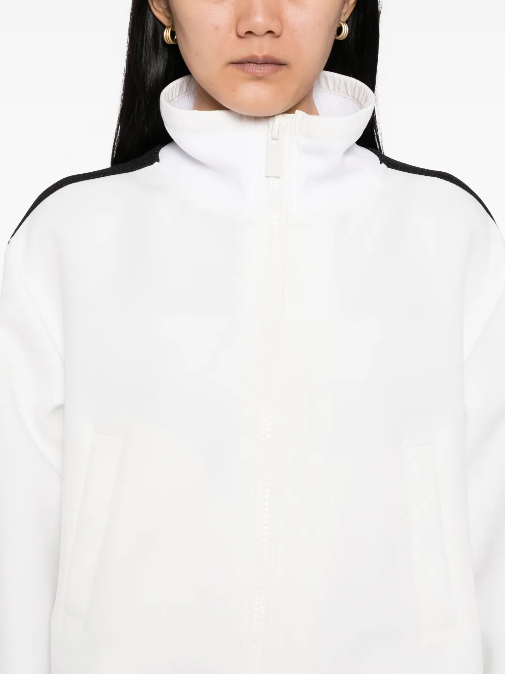 sacai Jack met geplooide afwerking Wit