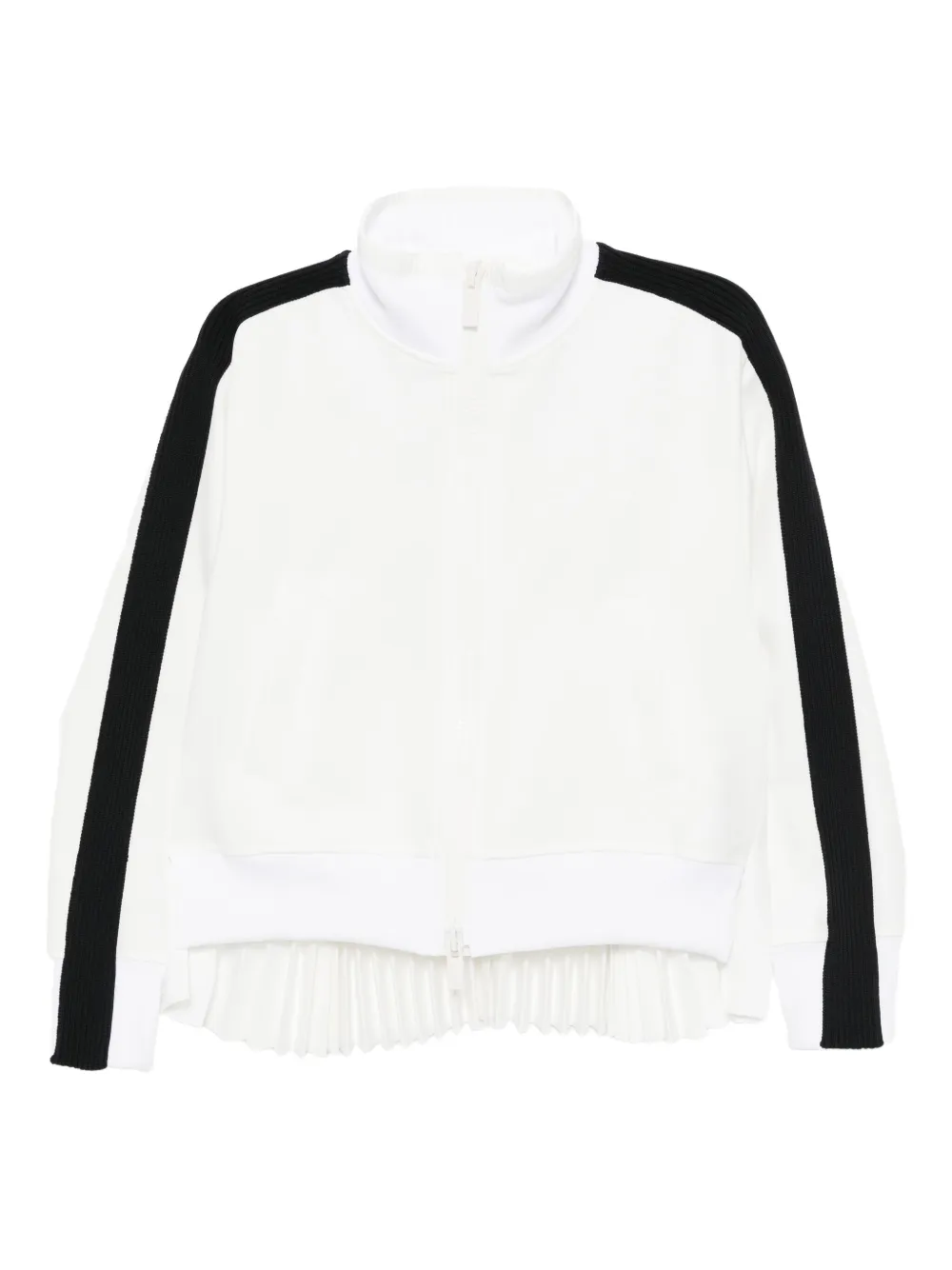 Sacai Jack met geplooide afwerking Wit