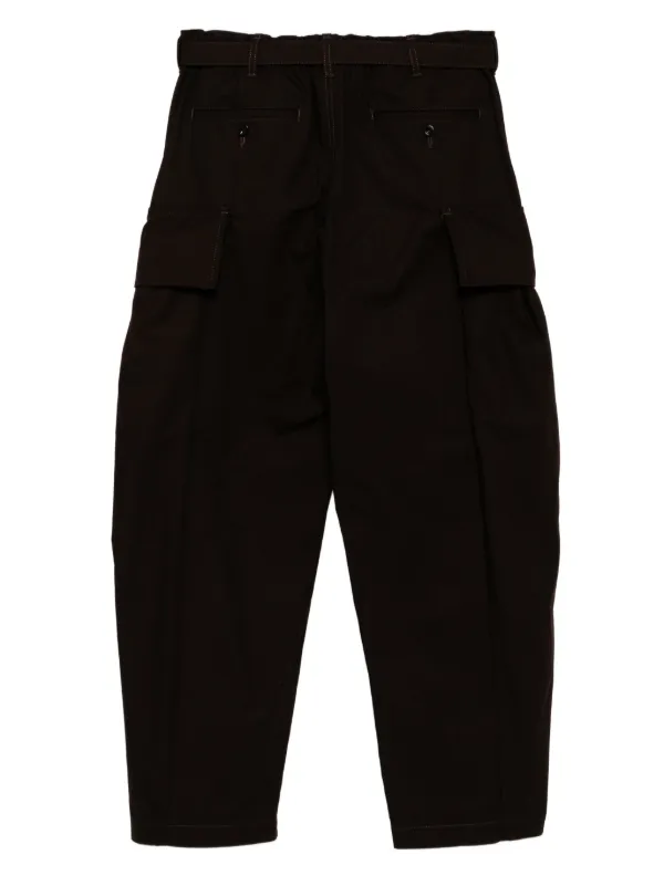 Sacai リップストップ パンツ | レッド | FARFETCH JP