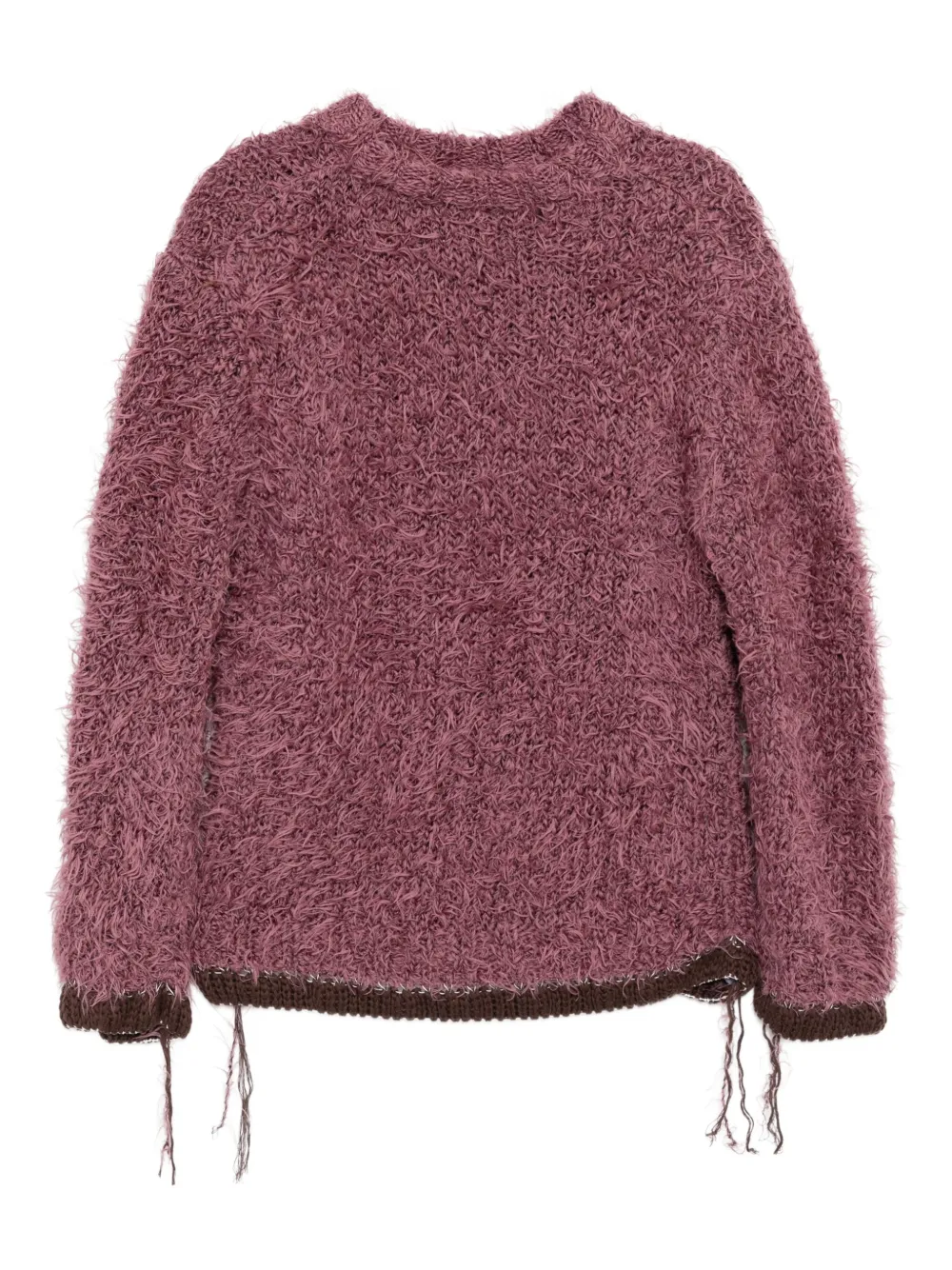 Sacai furry jumper Roze