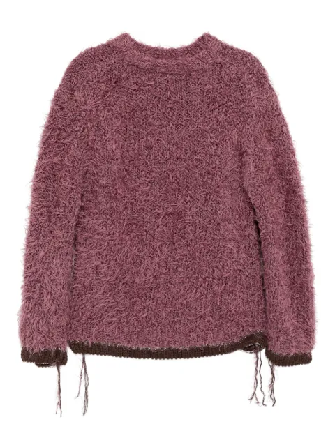 sacai furry jumper