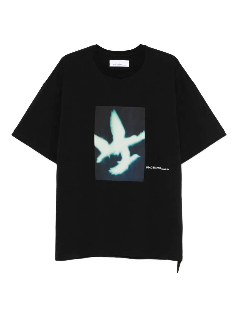 OAMC Peacemaker T-shirt met vogelprint Zwart