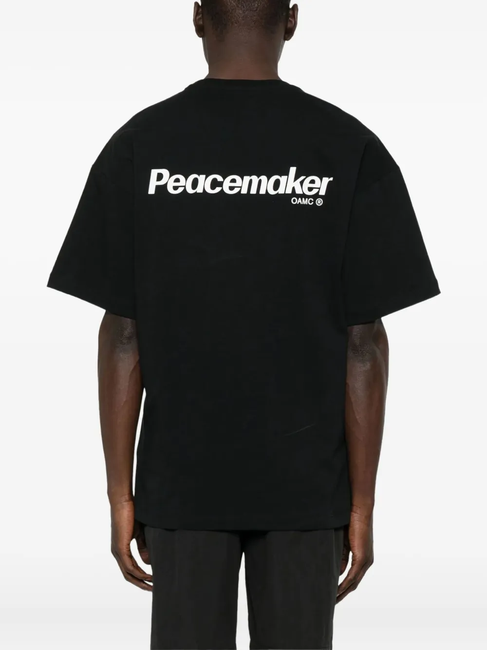 OAMC Peacemaker T-shirt met vogelprint Zwart