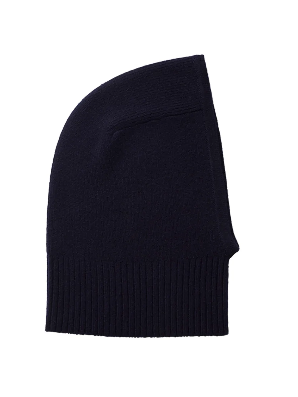 Eric Bompard Ribbed-trim Balaclava In Blue