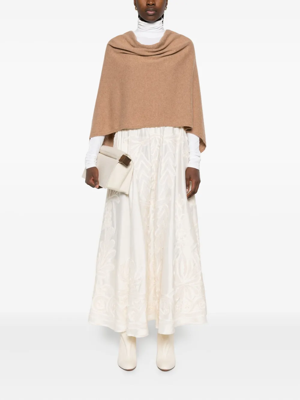 Eric Bompard cowl-neck cashmere poncho | Capes | Image 2