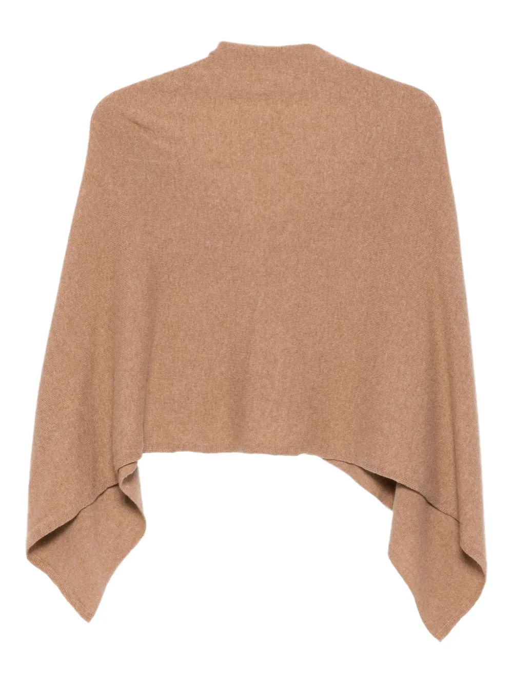 Eric Bompard cowl-neck cashmere poncho | Brown | Image 1