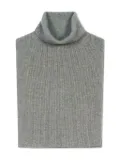 Eric Bompard turtleneck cashmere bib - Grey