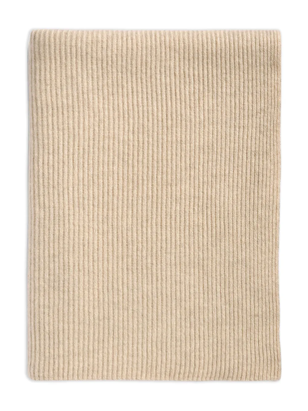 Eric Bompard ribbed cashmere scarf | Neutrals | Image 1