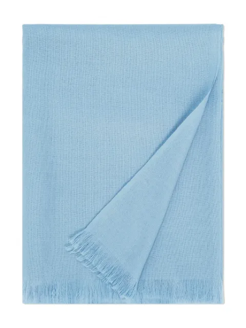 Eric Bompard fringed voile scarf
