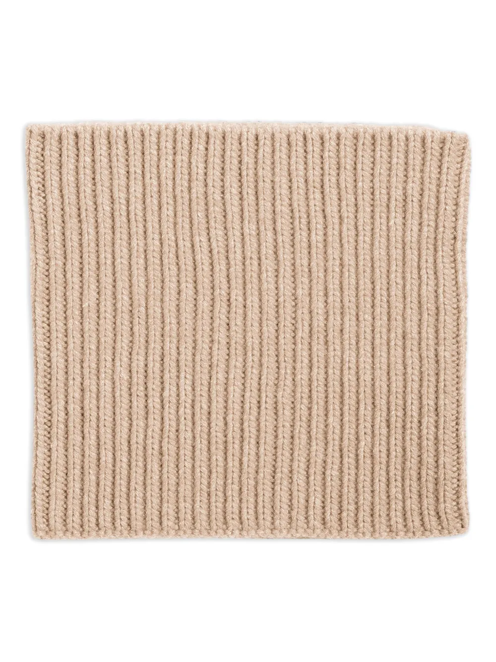 Eric Bompard ribbed cashmere snood | Brown | Image 1