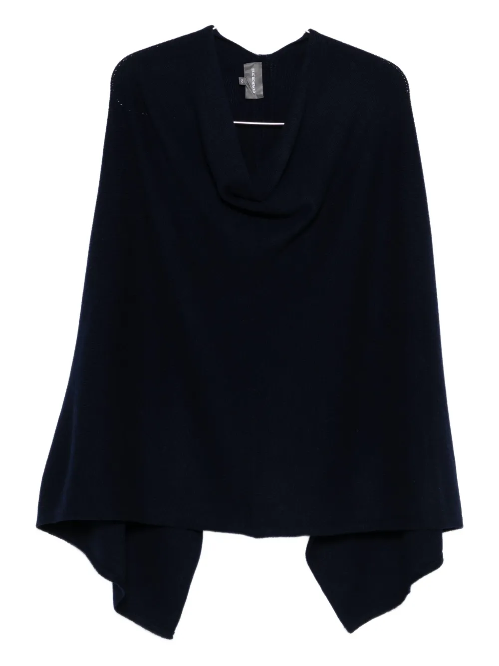 Eric Bompard cashmere long poncho - Blu