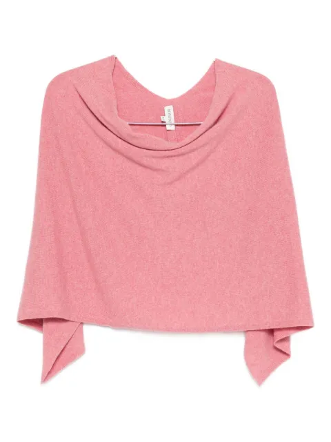 Eric Bompard cowl-neck cashmere poncho