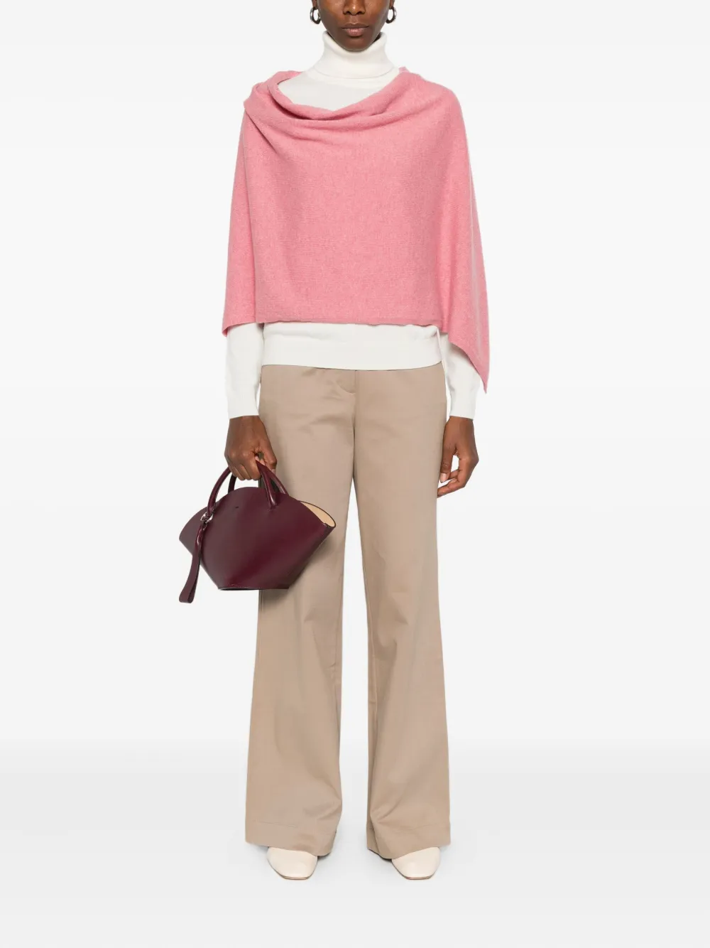 Eric Bompard cowl-neck cashmere poncho | Capes | Image 2