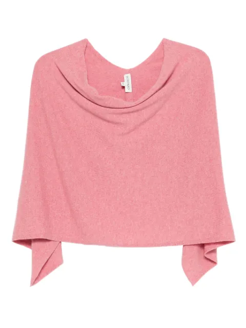 Eric Bompard cowl-neck cashmere poncho