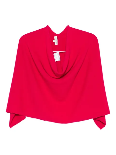 Eric Bompard cowl-neck cashmere poncho
