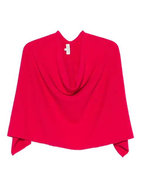 Eric Bompard cowl-neck cashmere poncho