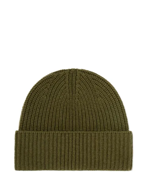 Eric Bompard ribbed-knit beanie hat