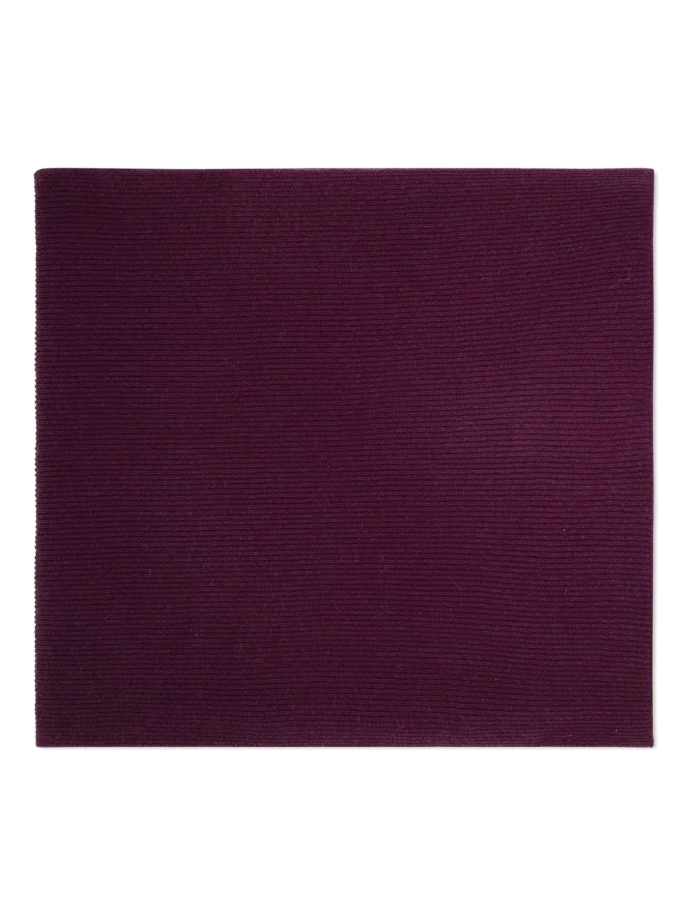 Eric Bompard Ribbed-knit Scarf In Purple