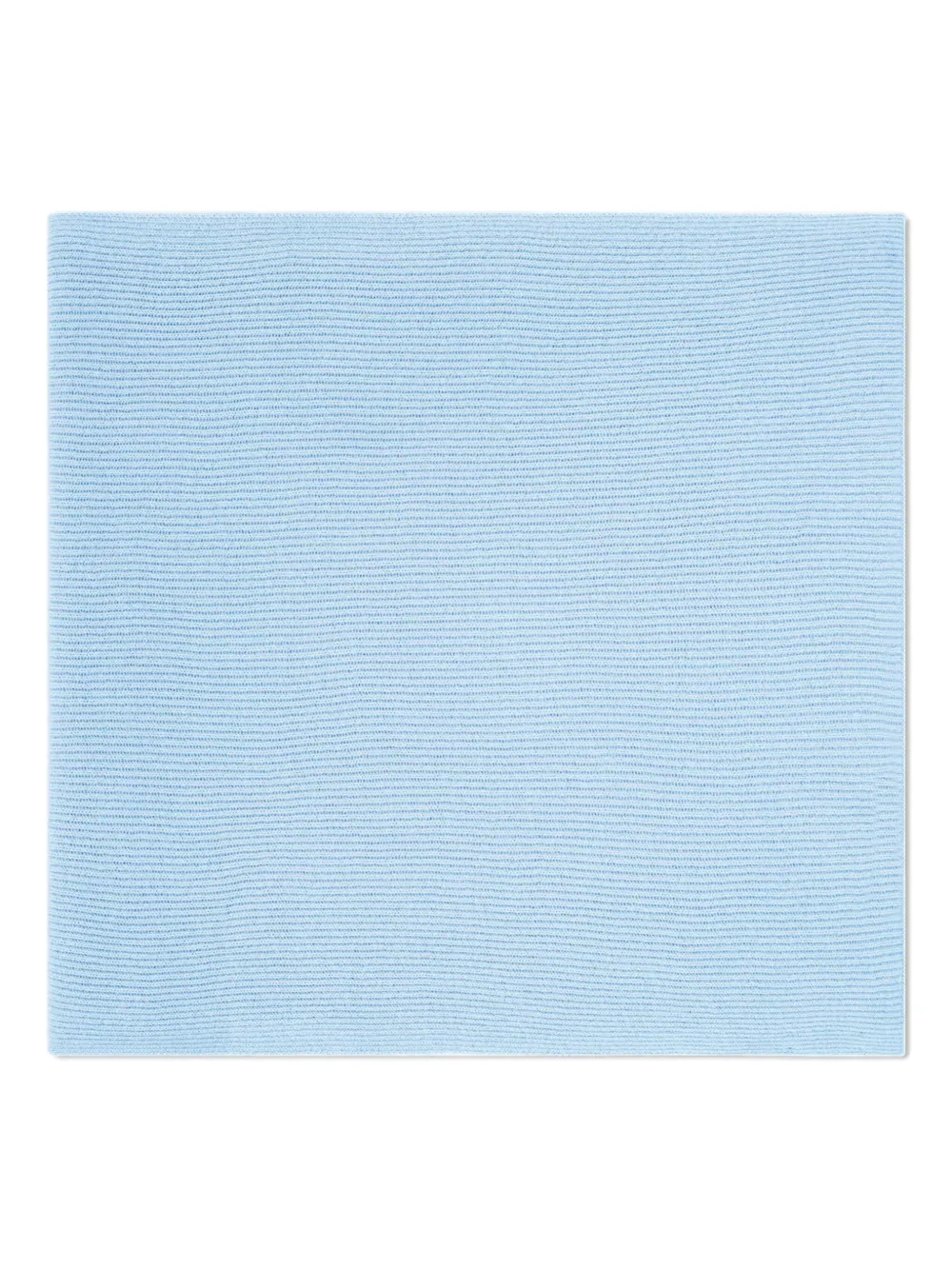 Eric Bompard Ribbed-knit Scarf In Blue