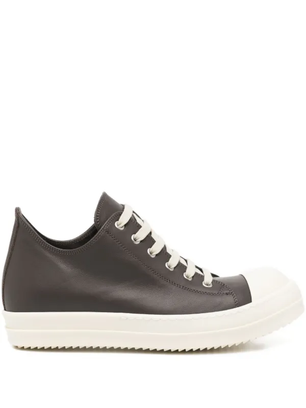 靴 Rick Owens Ramons Leather Sneakers 41 New Vintage Rick Owens Ramones Mainline Leather 41 IT 8 US