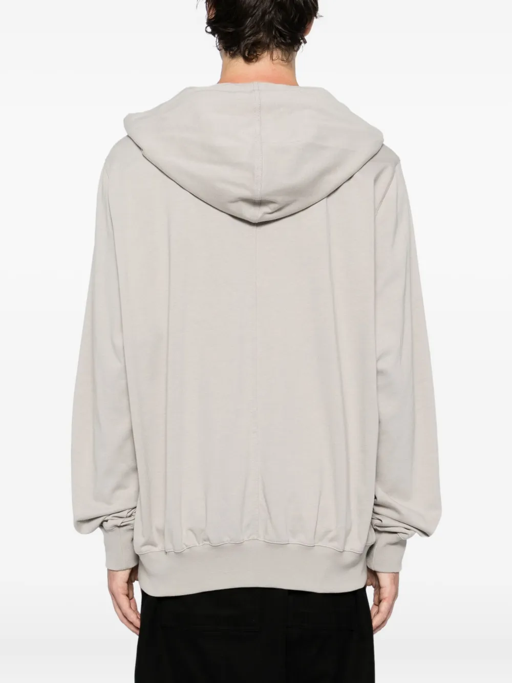 Rick Owens Long Sleeve Sweatshirt In Neutral
